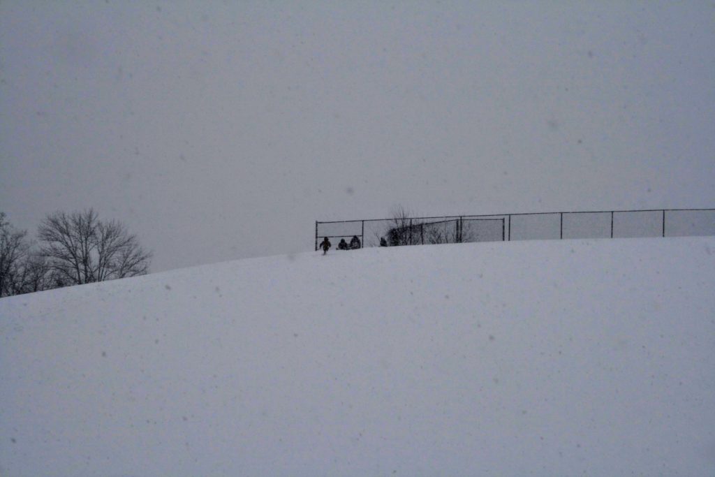 View of the enormous hill near my house.